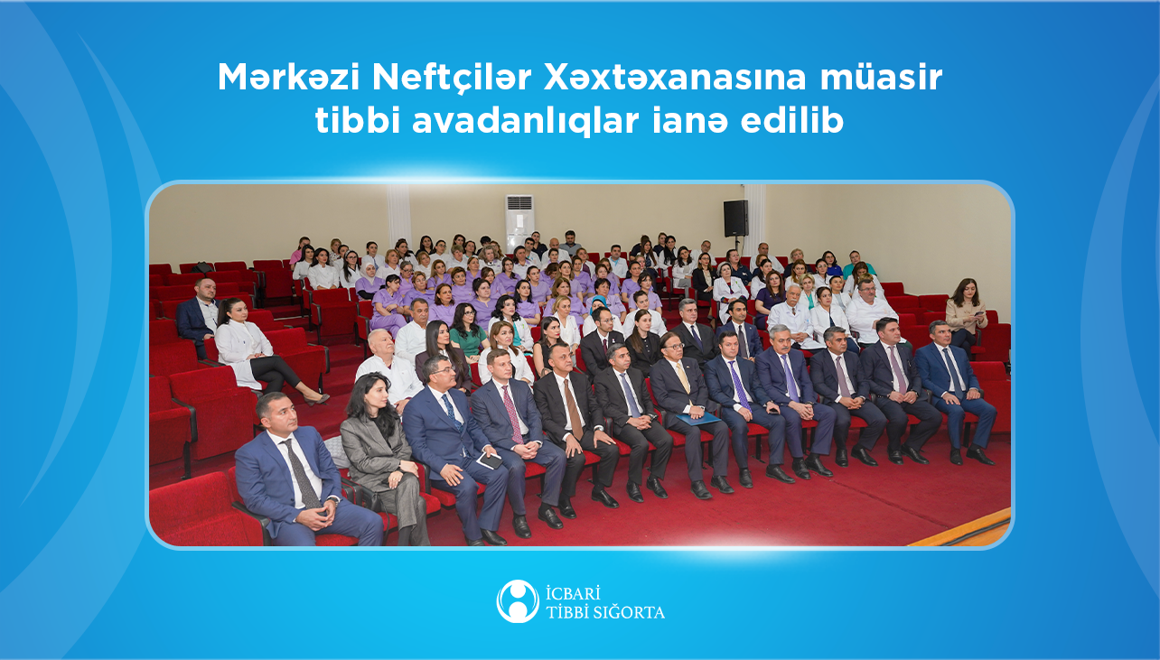 Mərkəzi Neftçilər Xəxtəxanasına müasir tibbi avadanlıqlar ianə edilib