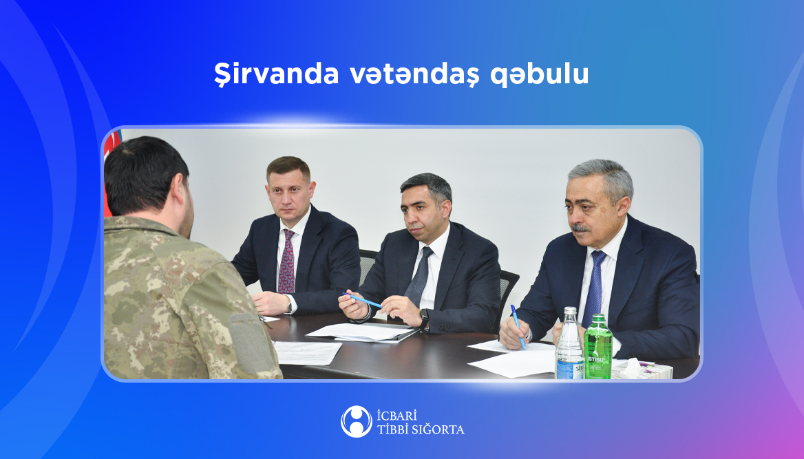 Zaur Əliyev Şirvan şəhərində vətəndaşları qəbul edib